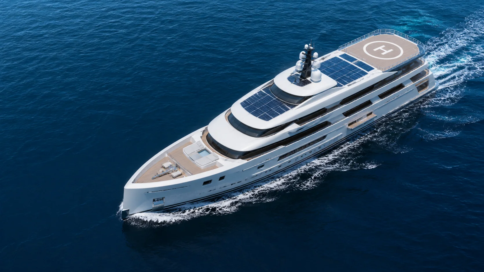 High-resolution yacht profile with selectable intelligence channels